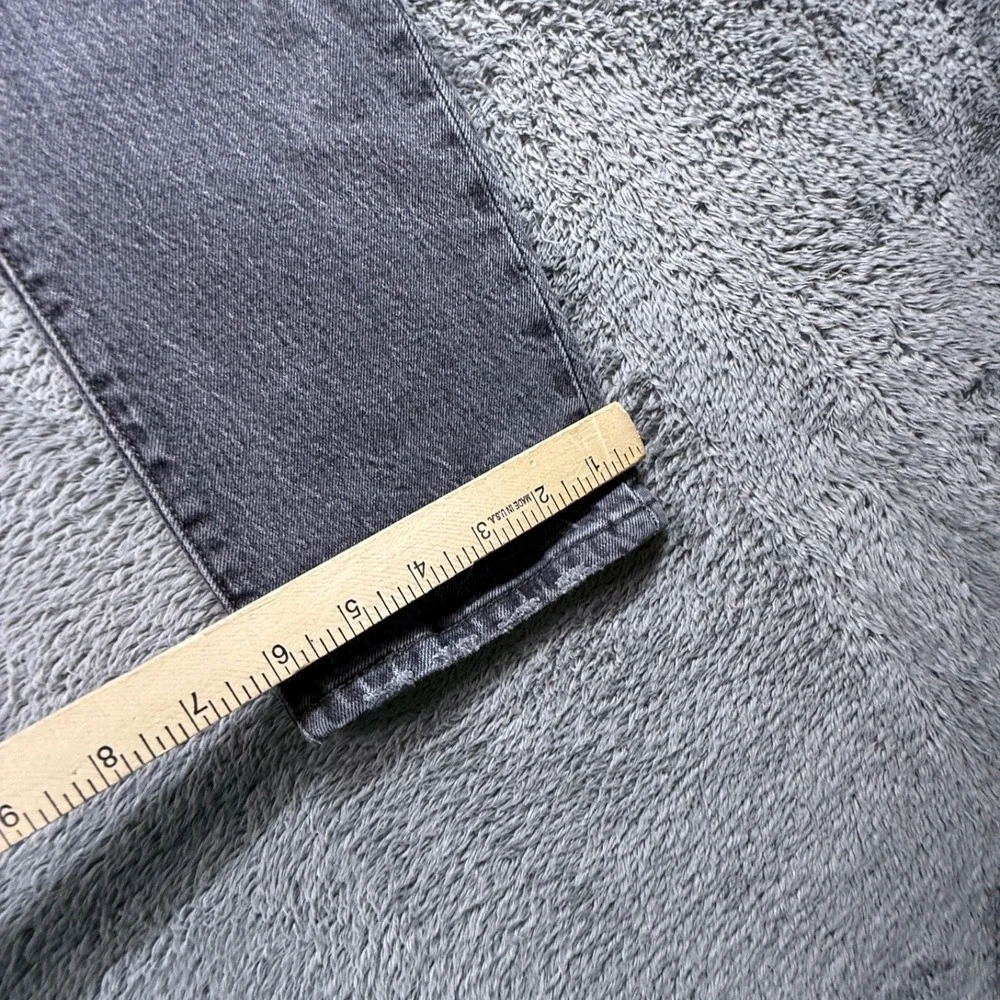 Levi's Premium 501 S Big E Button Fly Jeans Gray Stretch Denim Womens 29x30
